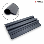 Klipsai tvoros juostai MIKKO Rattan 190 mm (10vnt), MK-03 (grafitas)