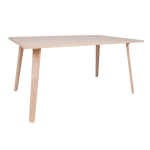 Valgomojo stalas Home4You Adora 150x90cm, &scaron;viesiai rudas