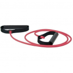 Apvali pasiprie&scaron;inimo guma su rankenomis Moves Tube,120 cm, raudona