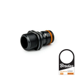 Adapteris su i&scaron;oriniu sriegiu 3/4" Bradas Black Line POWER JET