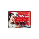 Metalinė lėk&scaron;tė 30x40 cm / Coca-Cola Pause and refresh