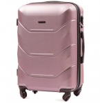 Didelis &scaron;viesiai ružavas (rose gold) lagaminas Wings TD147 L ruz