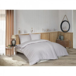Riposo satino medvilnės patalynės komplektas Stripe Grey
