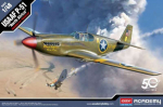 Klijuojamas Modelis Academy 12338 USAAF P-51 "North Africa" 1/48
