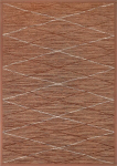 Narma dvipusis &scaron;enilinis kilimas Kauri, brown, 140 x 200 cm