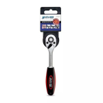 Raktas galvutems terk&scaron;linis 1/4", 72T, CRV 6140, tiesus