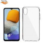 TakeMe Clear serijos skaidrus 2 mm plono galinio dangtelio dėklas Samsung Galaxy M23 5G (M236B) / A23 5G