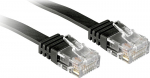 Kabelis CAT6 U/UTP 1m juodas 47521 LINDY