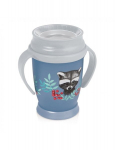 Puodelis su rankenėlėmis Lovi 360 Wild Soul melynas, 250 ml