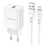 Borofone BN5 QC 3.0 18W + microUSB