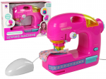 Žaislinė siuvimo ma&scaron;ina mergaitėms Lean Toys, rožinė