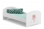Lova ADRK Furniture Pepe Girl with Wings, 160x80 cm, balta