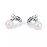 Sidabriniai auskarai moterims Morellato Pearl SAER52 su perlais