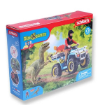 Figūrėlės Schleich Dinosaurs Quad Escape from Velociraptor 41466