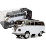 Autobusas su garso ir &scaron;viesos efektais Lean Toys, baltas