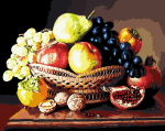 Pie&scaron;imo rinkinys Vaisių natiurmortas 40x50