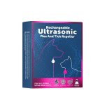 Ultragarsinis pakabukas nuo erkių ir blusų Ultrasonic, baltas
