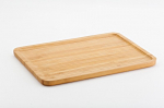 Keturkampis bambukinis padėklas, 39x29,3x1,5cm