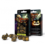 Kauliukų rinkinys Halloween Pumpkin, juoda