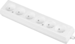 Baltas 6 lizdų prailgintuvas 16a 250v