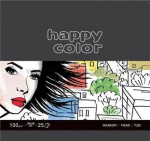 Blok su žymekliais Happy Color 20x20 cm, 25 lapai