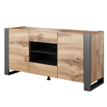 Komoda Halmar Wood, ruda/pilka