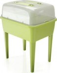 Mini &scaron;iltnamis su kojelėmis DREP770W-389U, žalias