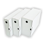 Dokumentų archyvavimo dėžė Smlt A4, balta, 238 x 120 x 320 mm., 5 vnt.