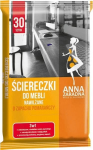 Anna Zaradna universalios drėgnos servetėlės nuo dulkių, 30 vnt.