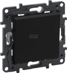Niloe Step Kryžminis jungiklis, juodas, 10ax, 250v