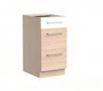 Pastatoma spintelė Modena MD14, 45 cm ruda/balta