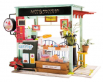 Medinė surenkama miniatiūra 3D TM Varvikas Ice cream station RBM003e