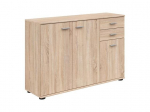 Komoda Black Red White Noeda, ruda