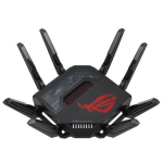 ASUS ROG Rapture GT-BE98 VPN mar&scaron;rutizatorius, keturių juostų, 10 Gigabit Ethernet, Wi-Fi 7, juoda
