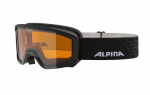 Slidinėjimo akiniai Alpina, juodi, S
