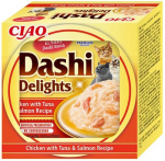 Inaba Dashi Delights vi&scaron;tiena, tunas ir la&scaron;i&scaron;a sultinyje, 70g