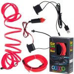 LED ap&scaron;vietimas automobiliui Car Cold light line