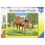 Dėlionė Ravensburger Arkliai, 100 d.
