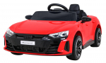 Vienvietis vaiki&scaron;kas elektromobilis Audi RS E-Tron GT, raudonas