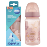 Buteliukas Canpol EasyStart, rožinis, 3+ mėn, 240 ml