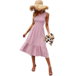 Suknelė moterims Fcsonu, rožinė