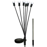 Įsmeigiamas lauko &scaron;viestuvas Saska Garden 1053264, juodas