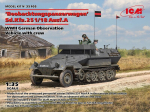 Klijuojamas modelis ICM 35105 WWII German Observation Vehicle with Crew Beobachtungspanzerwagen 1/35
