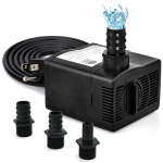 Costway 30 W mini akvariumo siurblys su 2,5 m auk&scaron;čio pakėlimu ir 1,83 m maitinimo laidu ir 3 purk&scaron;tukais vandens siurblys 1400 l/val.