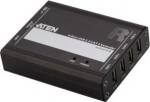 USB 2.0 plėstuvas - ATEN UCE32100 - 4 prievadai - 100 m - Cat5 - Juodas - Metalas