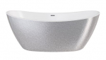 Vonia Besco Ayla Glam Silver, 170 x 80 cm, su juodais dangteliais