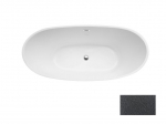 Vonia Besco Ayla Glam Graphite, 170 x 80 cm, su chrome sifonu