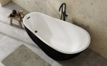 Vonia Besco Melody Black&White, 150 x 80 cm, su juodais dangteliais