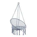Sėdimas hamakas-sūpynės Boho, 82 cm, pilkas