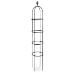 Metalinė atrama vijokliniams augalams, 210 cm, juoda